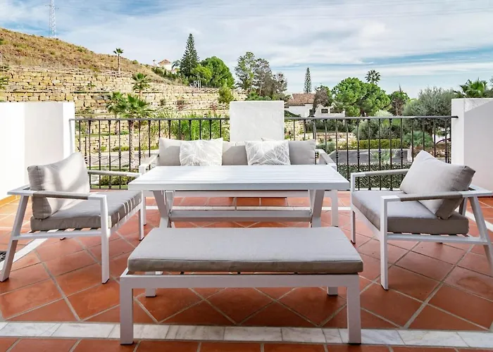 Pa18- Stunning Flat Gym Indoor And Outdoor Pool Estepona